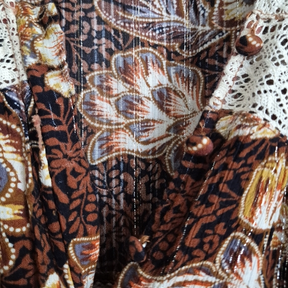 Cavender’s Button-Front Dress | Western Style | X-SMALL - Picture 2 of 8